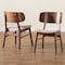 Baxton Studio Alston Mid-Century Beige Fabric Upholstered and Walnut Brown Finished Wood Dining Chair Set(2PC) PR 191-2PC-11706-ZORO - alternate 7